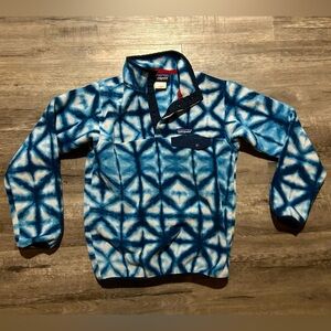 Women’s Blue Patterned Patagonia Synchilla XS